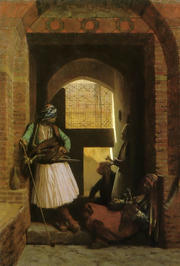 Arnauts of Cairo at the Gate of Bab-el-Nasr